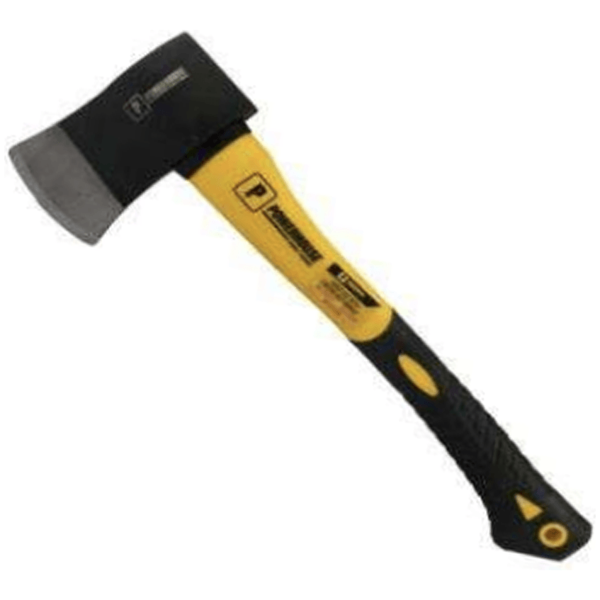 Powerhouse Hand Axe W/ Fiberglass handle - KHM Megatools Corp. Powerhouse Hand Axe W/ Fiberglass handle - KHM Megatools Corp.